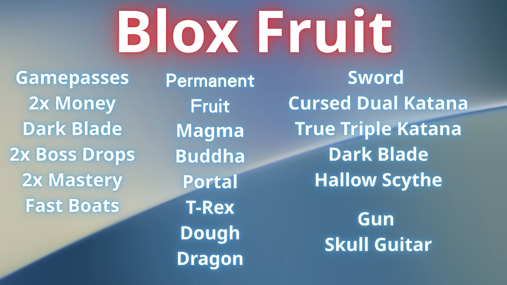 Blox Fruits Account — listing banner